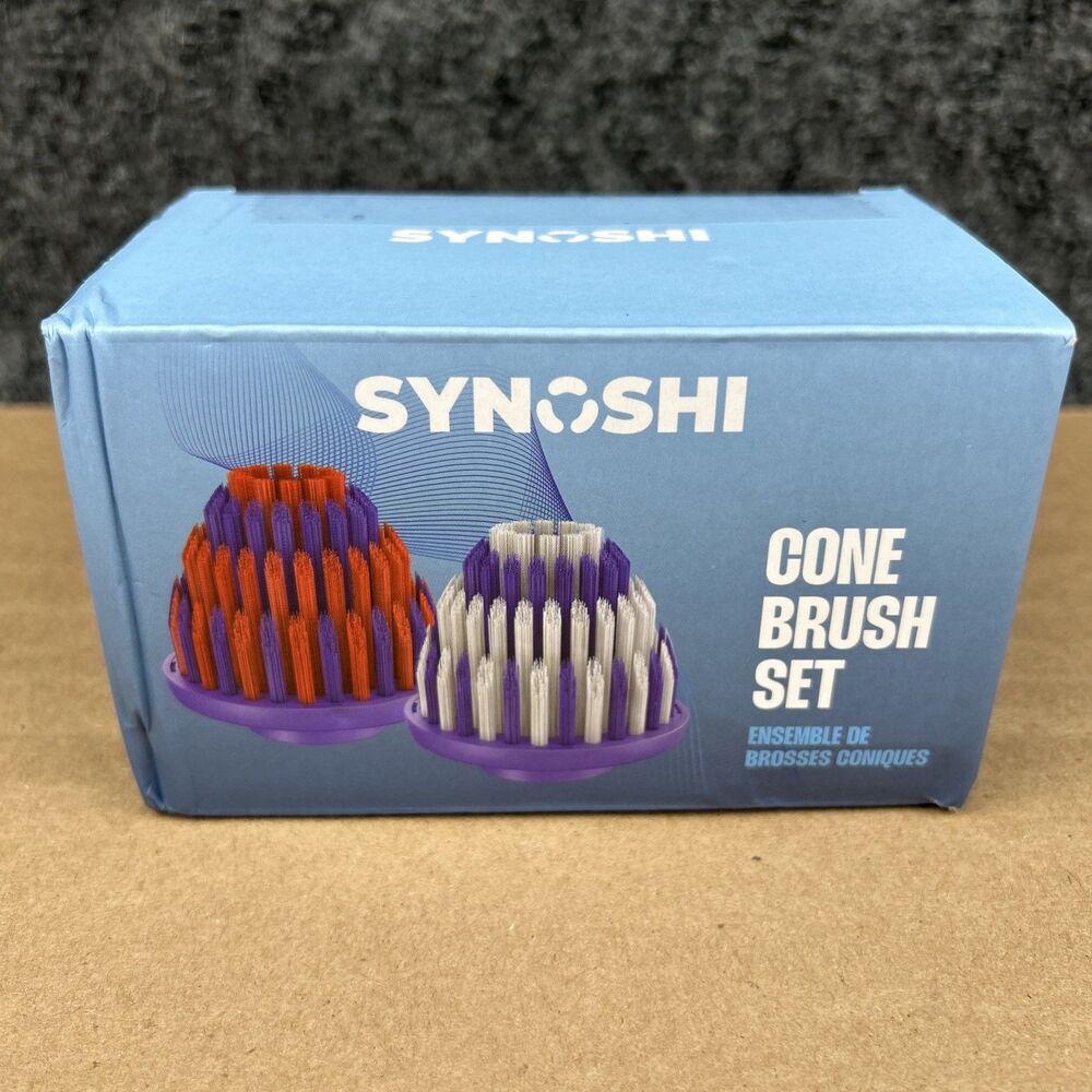 SYNOSHI PRO Electric Spin Scrubber Replacement Cone Brush Set
